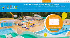 Desktop Screenshot of campingdelaplagebenodet.com